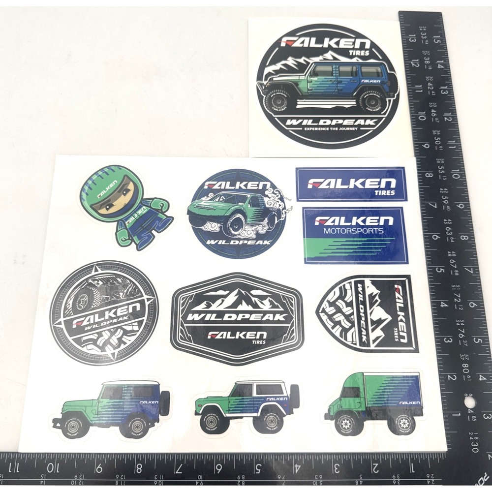 Falken Tires Stickers 11 Total Vinyl Motorsport Wildpeak Racing Offroad